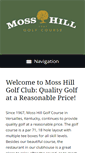 Mobile Screenshot of mosshillgolfcourse.com